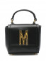 Мини-сумка с логотипом на цепочке Moschino  –  Общий вид