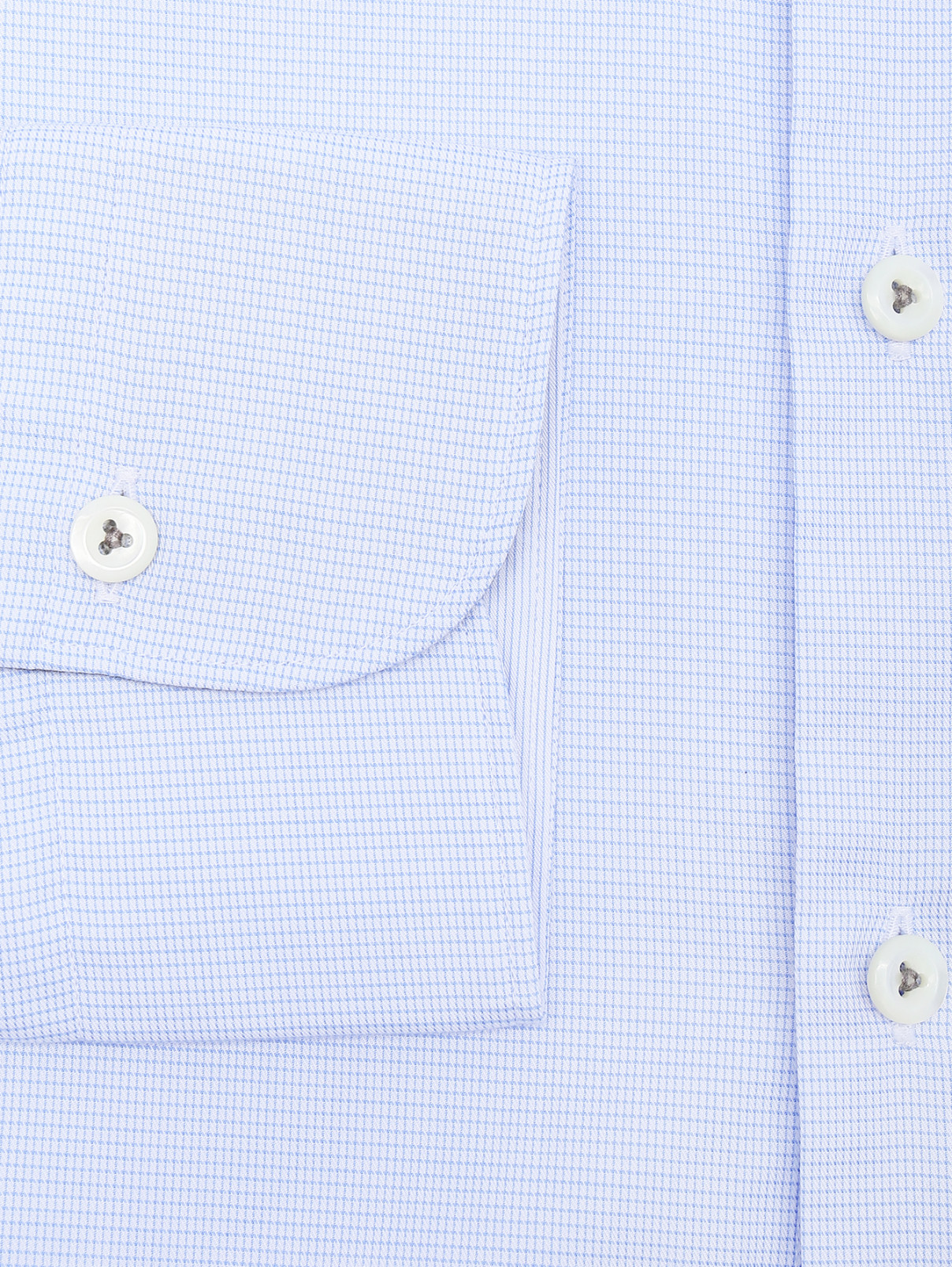 Рубашка из хлопка с узором Van Laack  –  Деталь1  – Цвет:  Узор