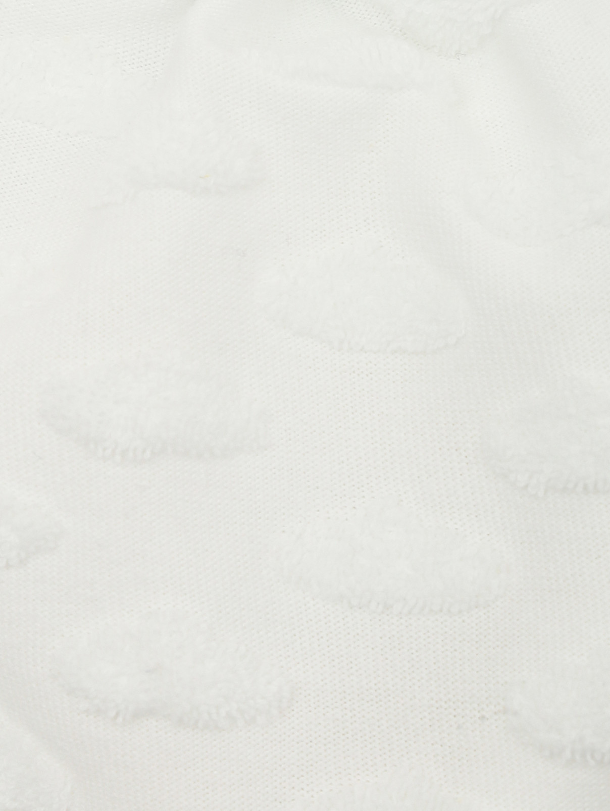 Шапка из хлопка фактурная Sanetta  –  Деталь1  – Цвет:  Белый