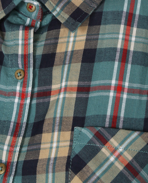 Хлопковая рубашка с узором "клетка" Swildens - Деталь