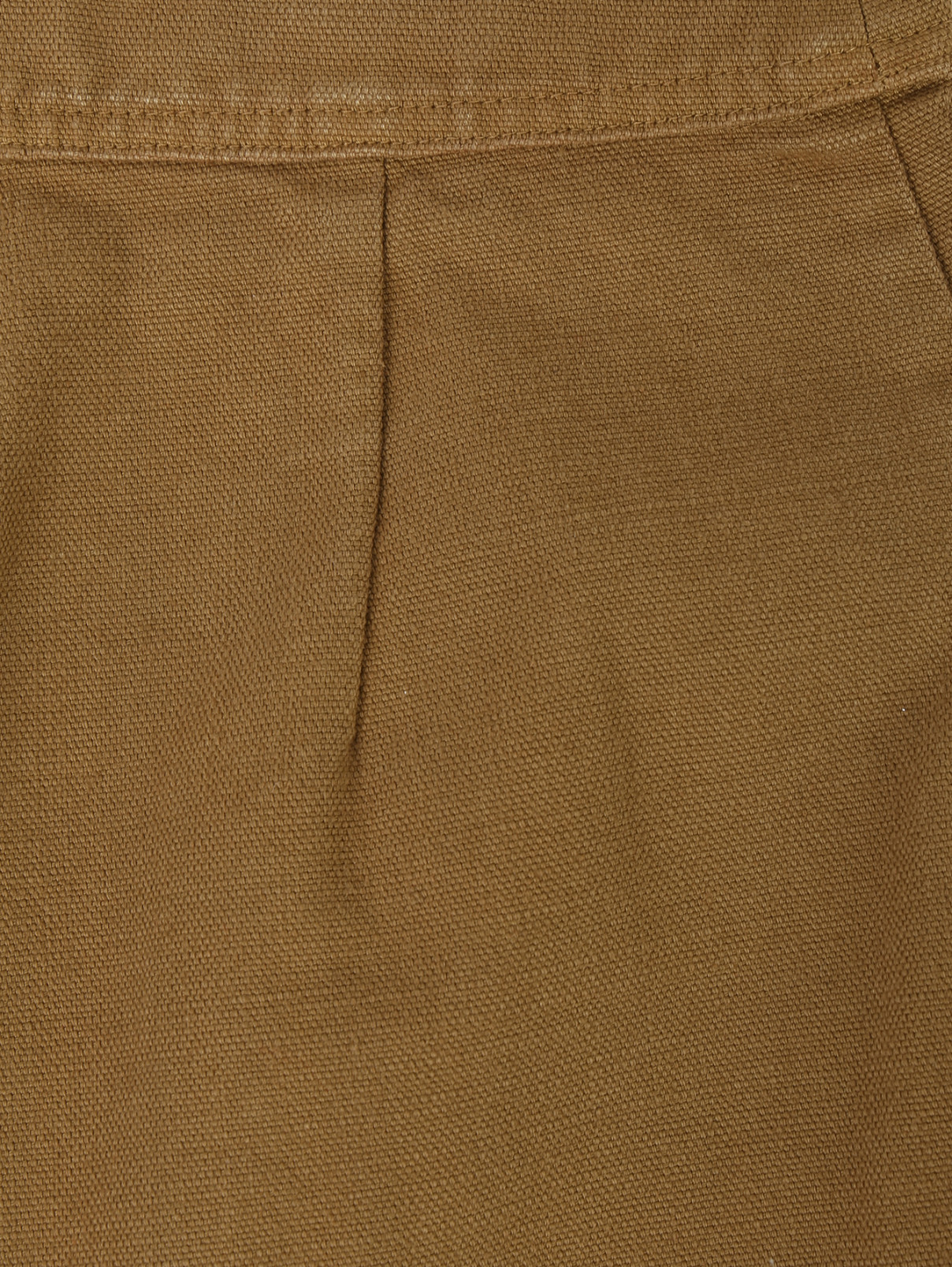 Юбка-мини из хлопка с накладными карманами Isabel Marant  –  Деталь  – Цвет:  Бежевый