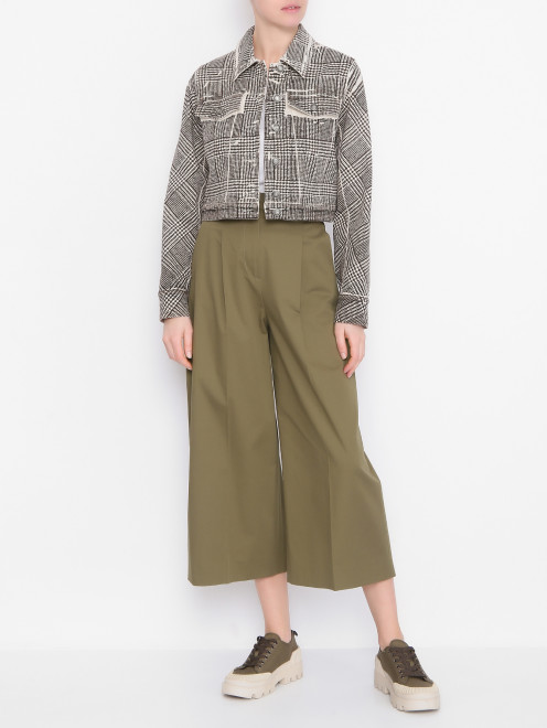 Брюки из смешанного хлопка Max Mara - МодельОбщийВид