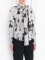 Блуза с узором и контрастной отделкой Marc Jacobs  –  Модель Верх-Низ