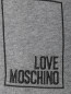 Толстовка из хлопка с капюшоном на молнии Moschino Love  –  Деталь