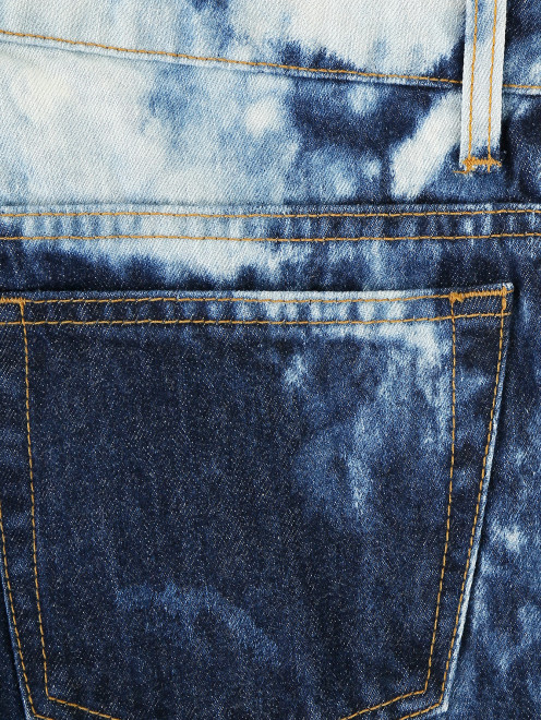 Свободные джинсы из вареного денима - Деталь
