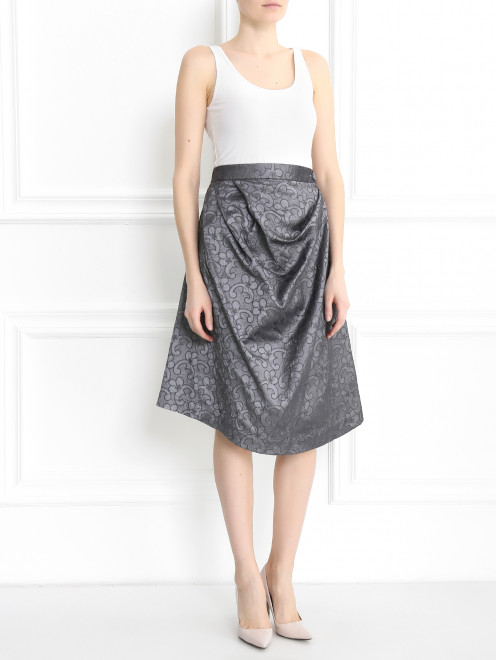 Асимметричная юбка с драпировкой Anglomania by V.Westwood - Модель Общий вид