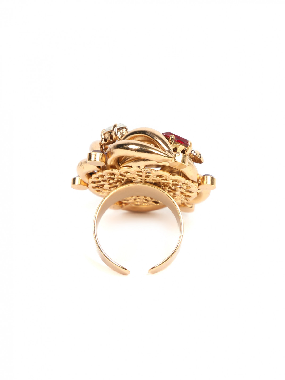 Кольцо с полудрагоценными камнями Dueci Bijoux  –  Обтравка1  – Цвет:  Золотой