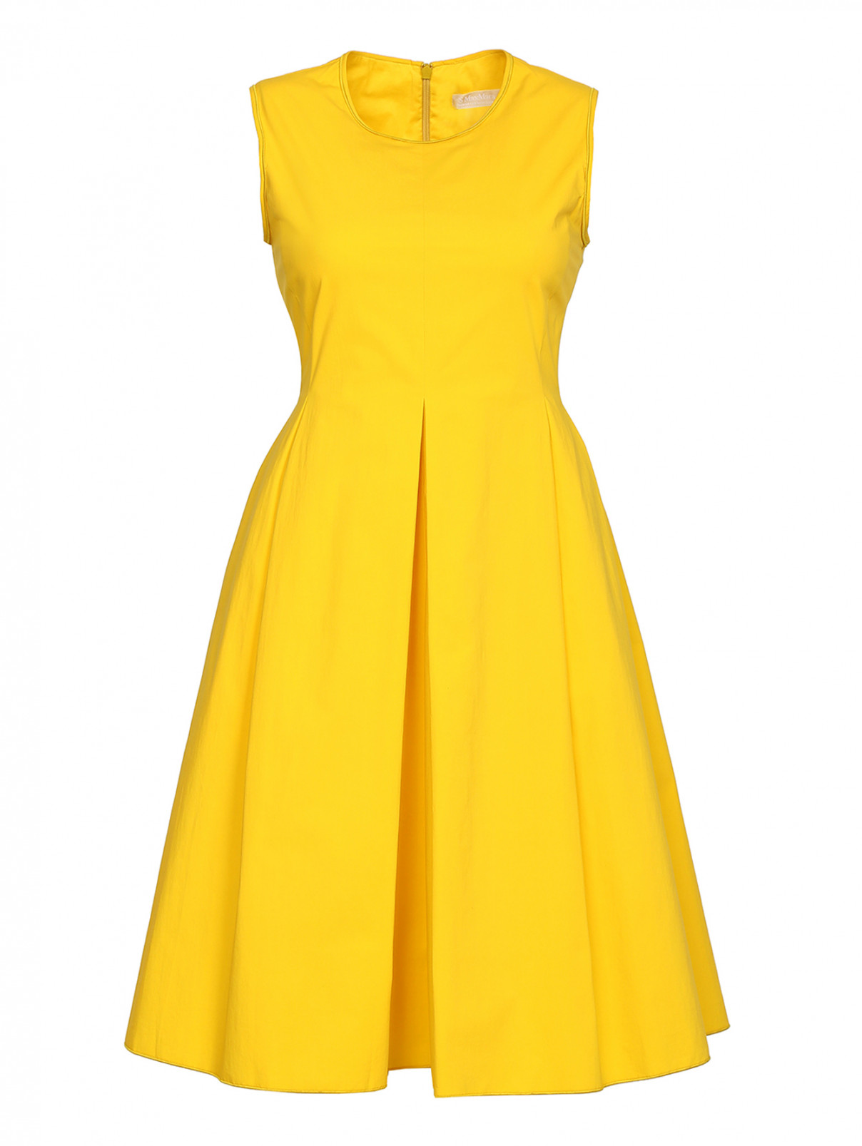 Желтое платье тюльпан