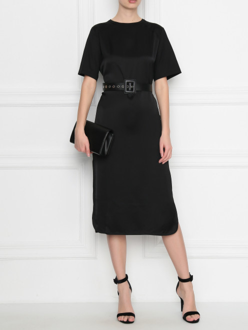 Удлиненный ремень из кожи Ermanno Scervino - МодельОбщийВид