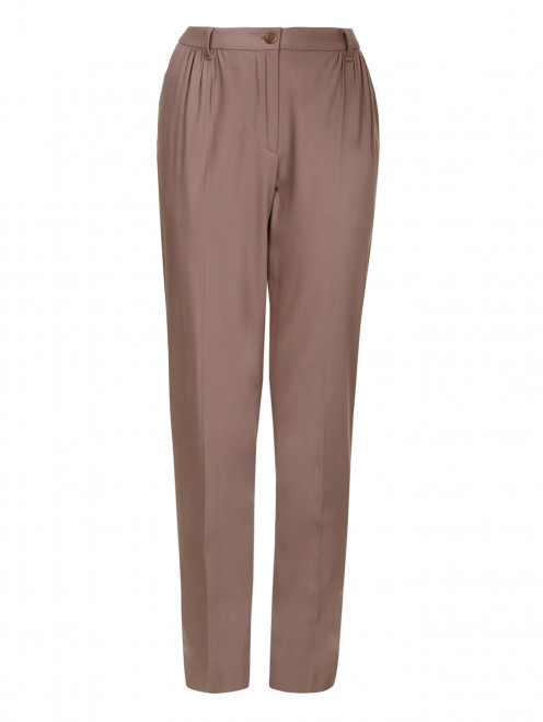 Классические брюки из шерсти Moschino - Общий вид