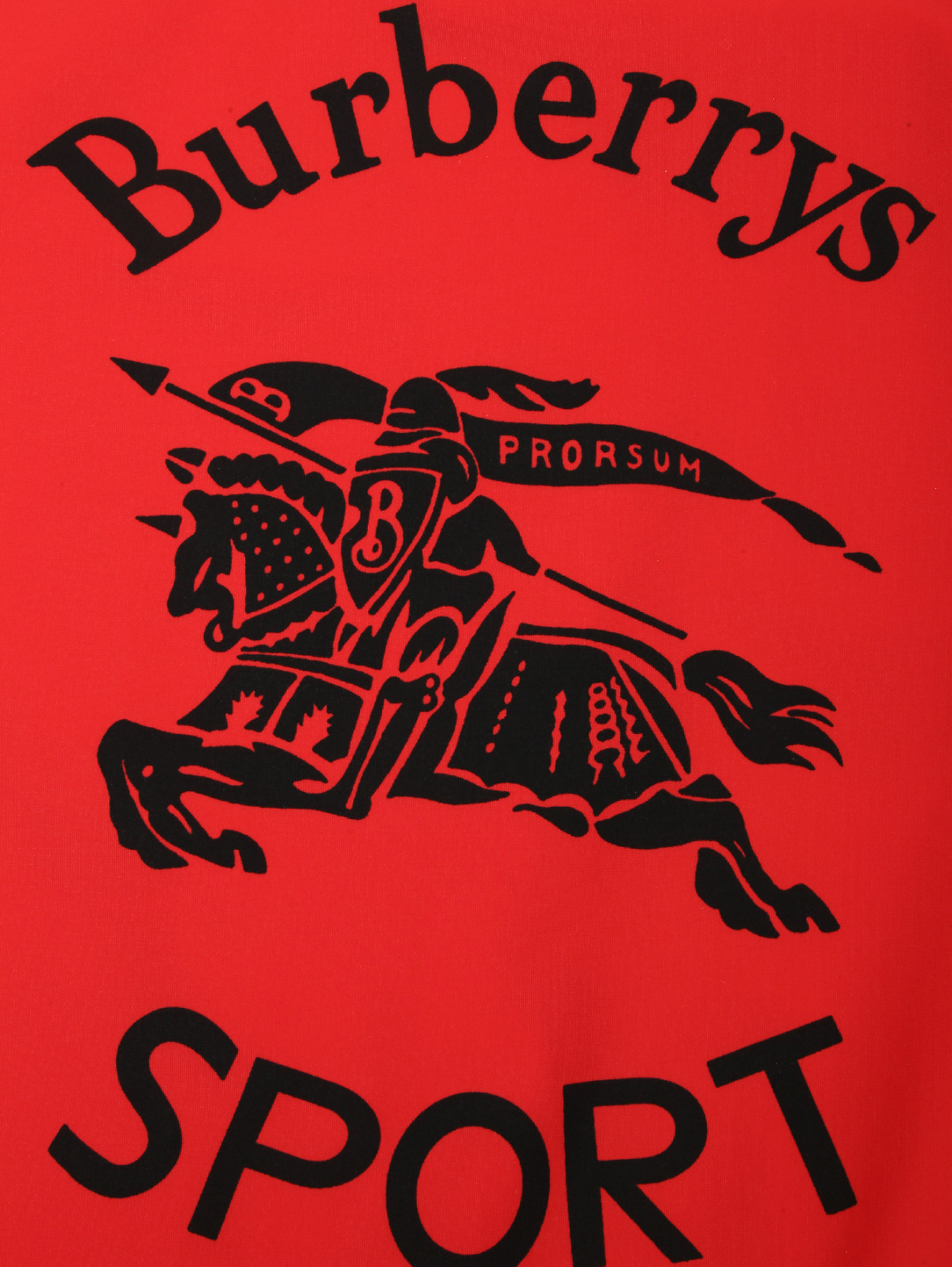 Купальник слитный с узором Burberry  –  Деталь1  – Цвет:  Красный