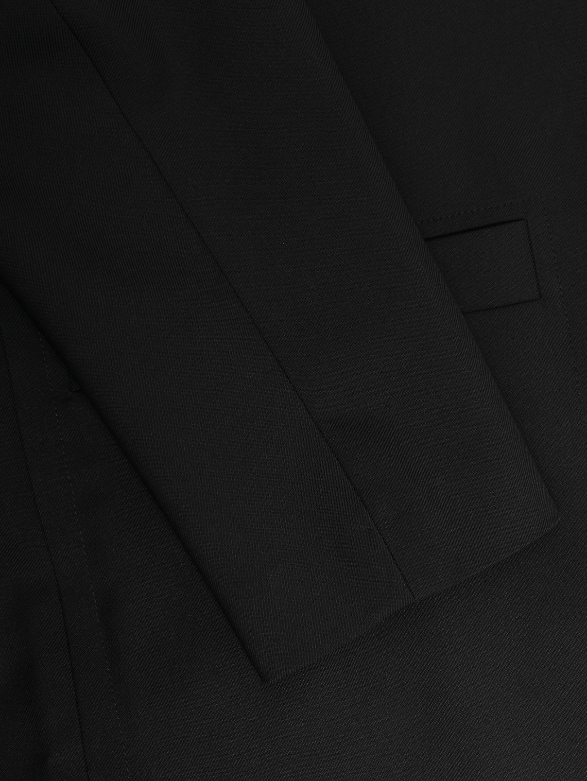 Пиджак прямого кроя с карманами Etudes  –  Деталь  – Цвет:  Черный