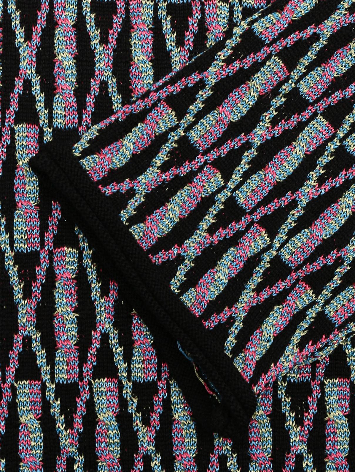 Водолазка из смешанной шерсти с узором Maison Kitsune  –  Деталь1  – Цвет:  Узор